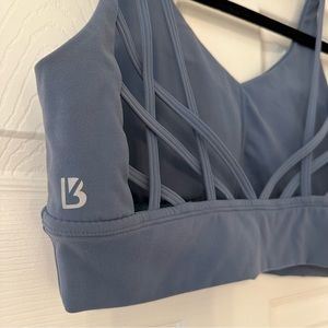 BuffBunny Monarch Sports Bra - River Bed Blue